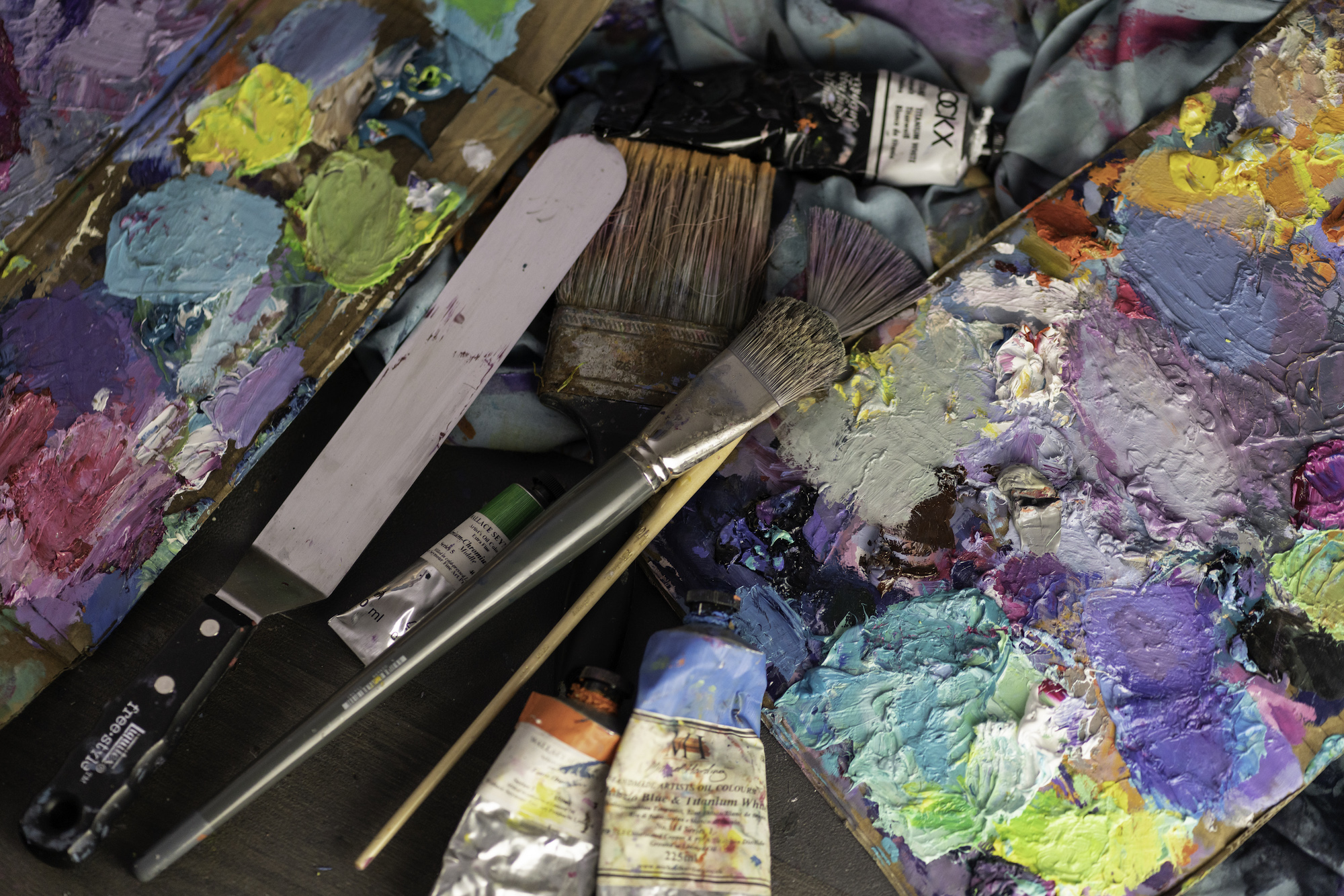 Artist paintbrushes by Sophie McAulay