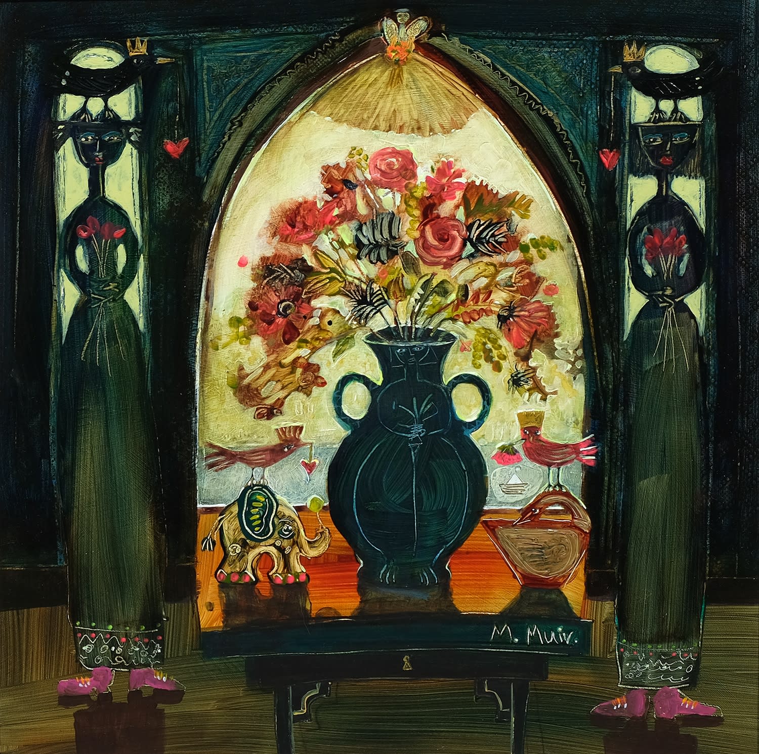 Kinky Boots Morag Muir PAI RSW Morningside Gallery Edinburgh