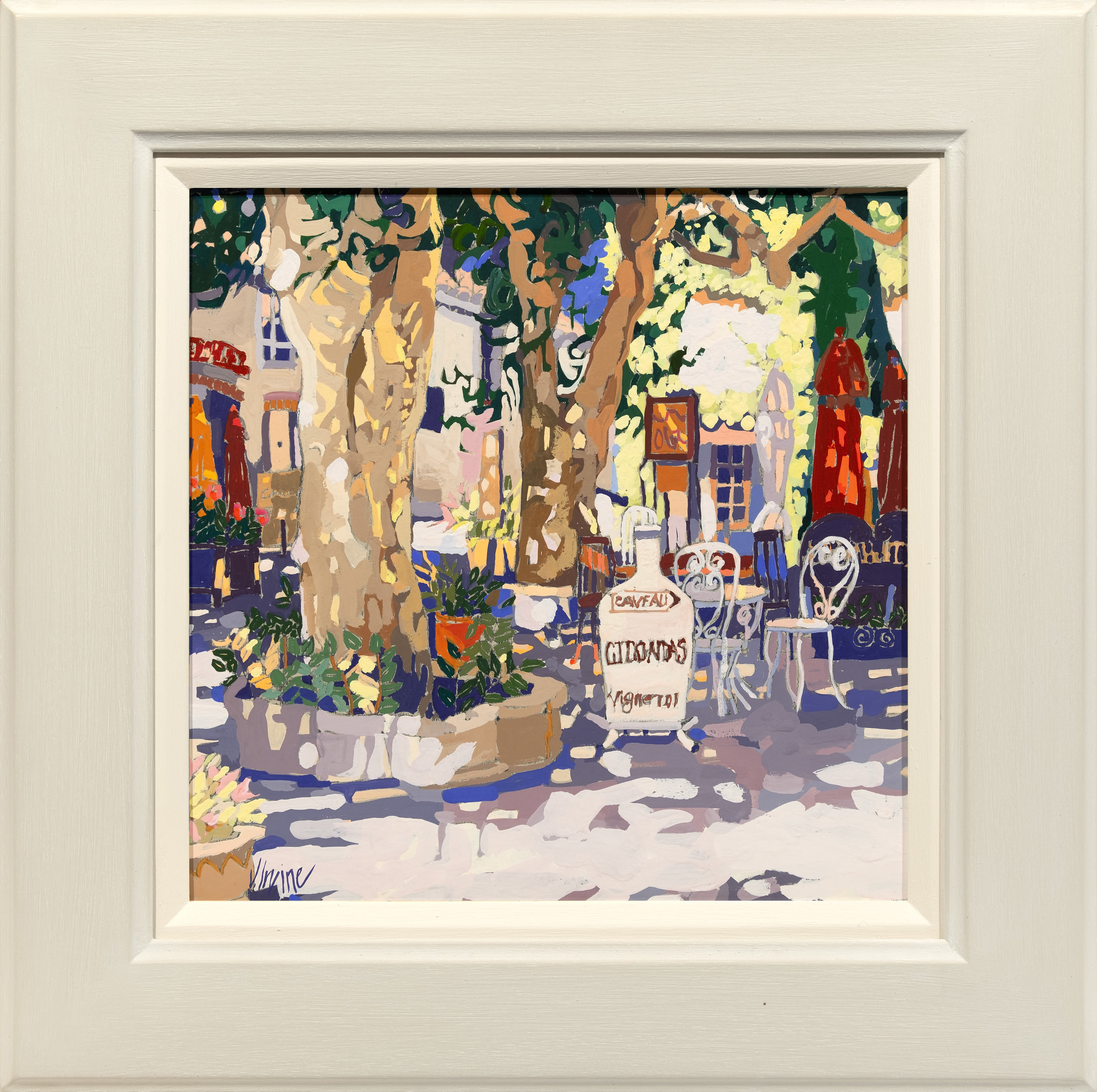 Afternoon sun, Gigondas