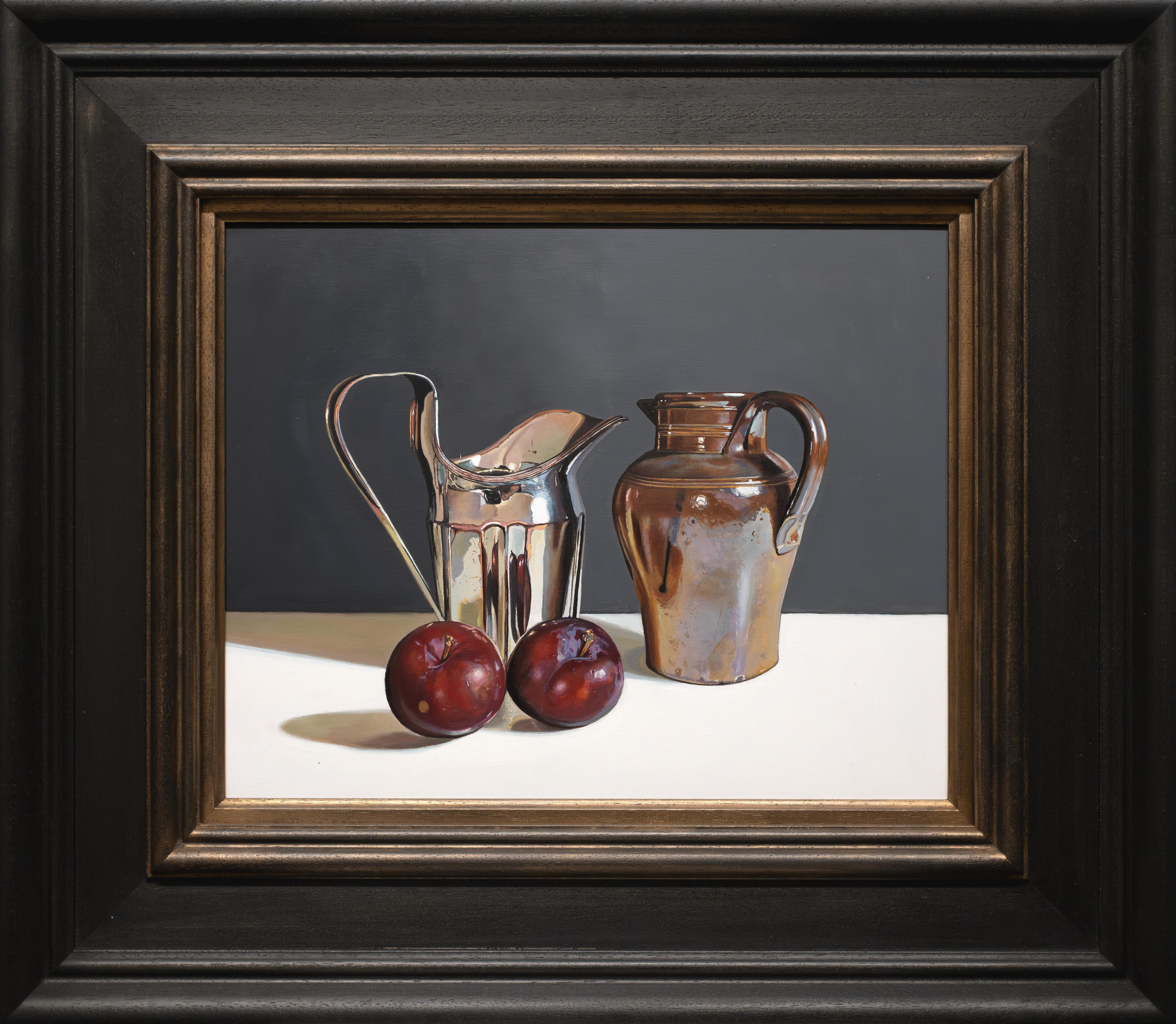 Stoneware and Plums