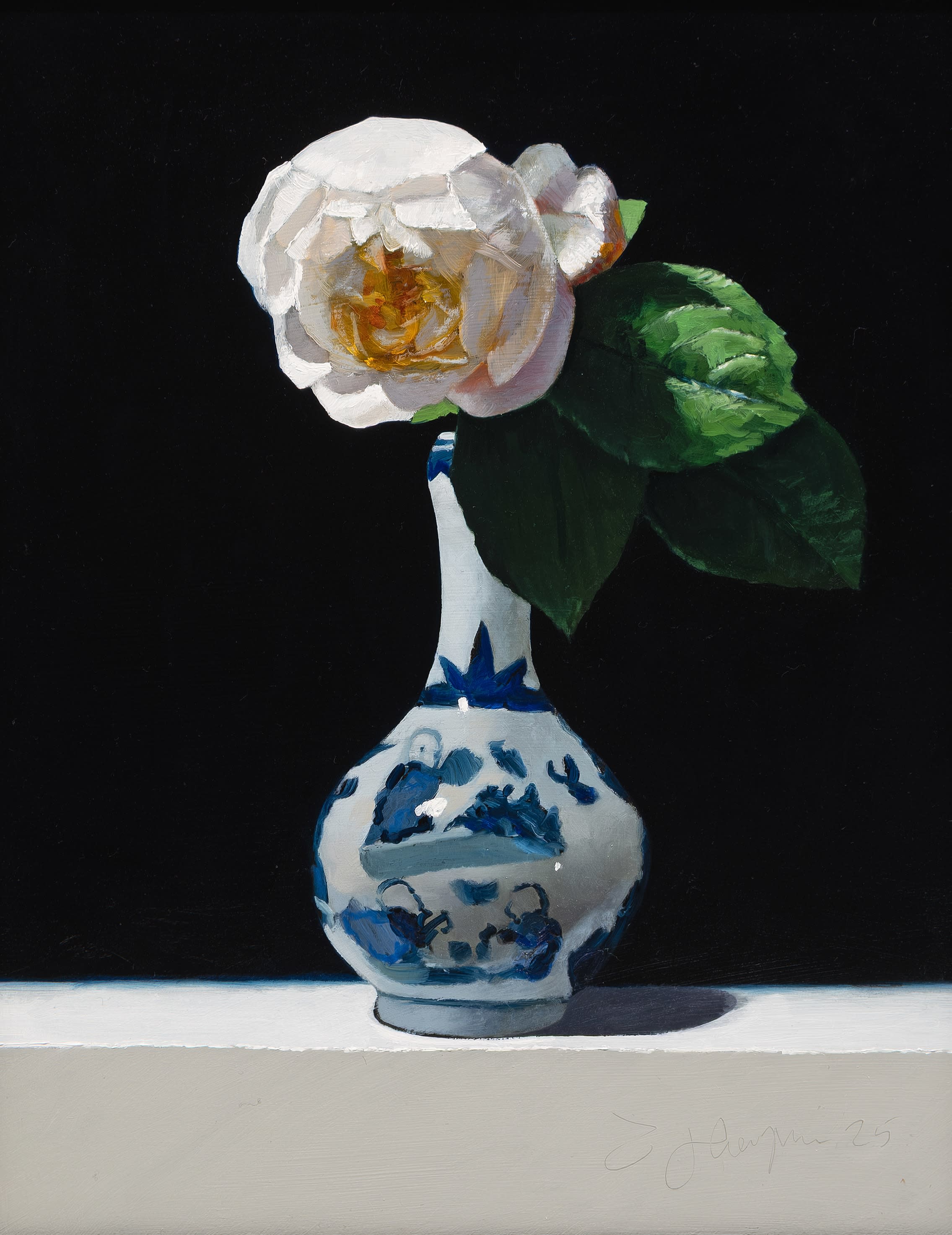 Rose in a Chinese Vase