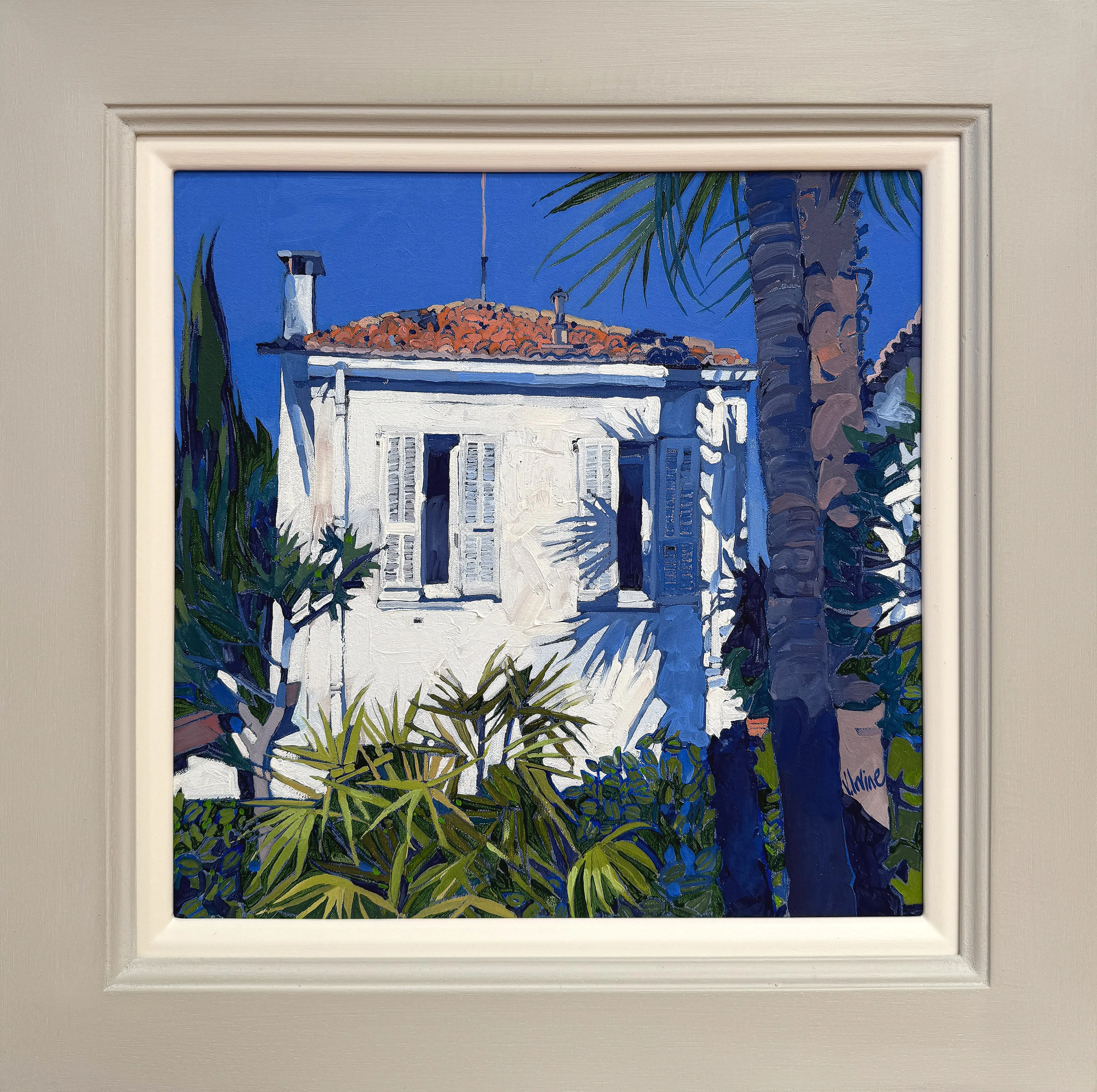 Palm Trees and Shadows, Menton
