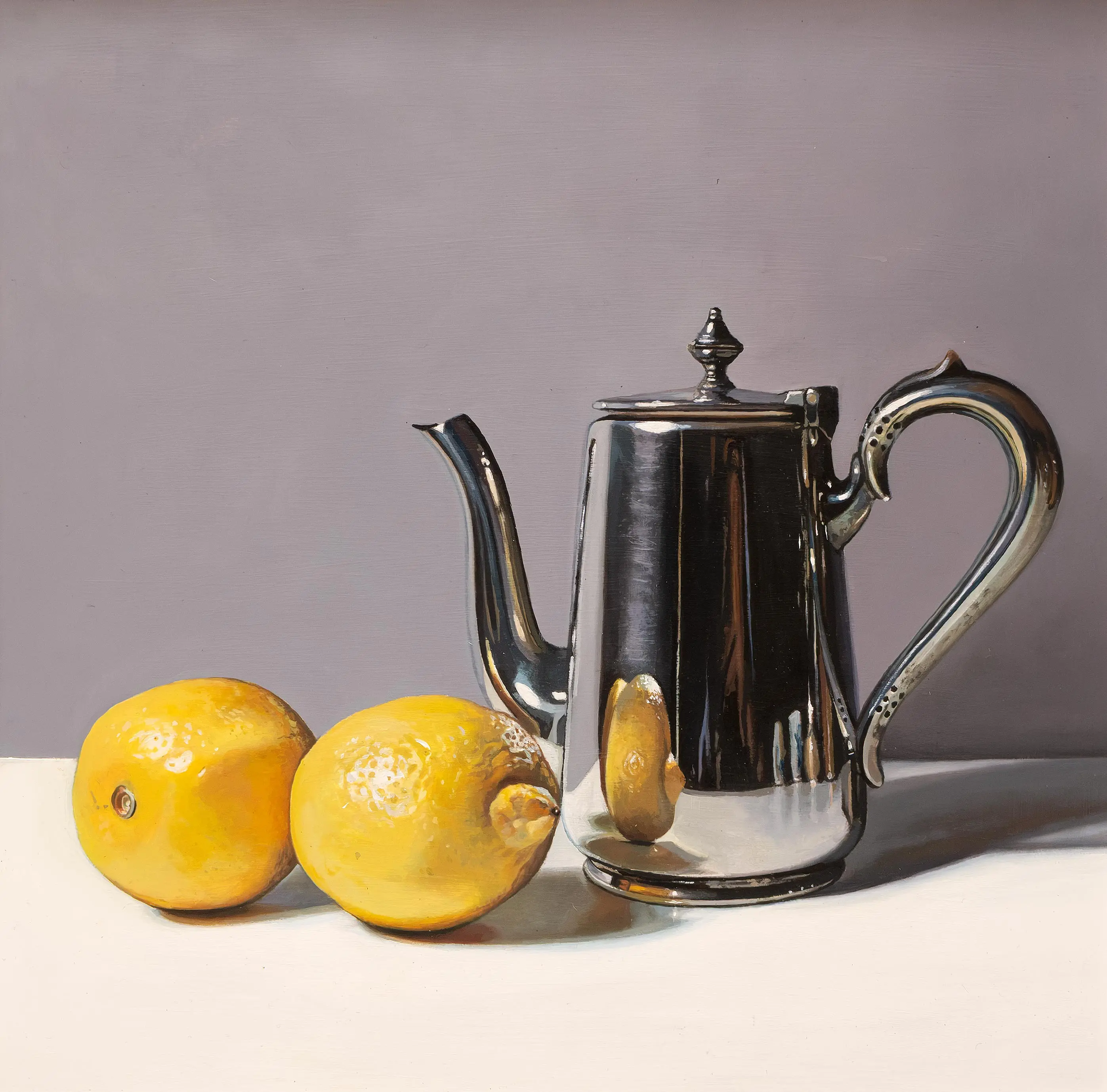 Silver with Two Lemons