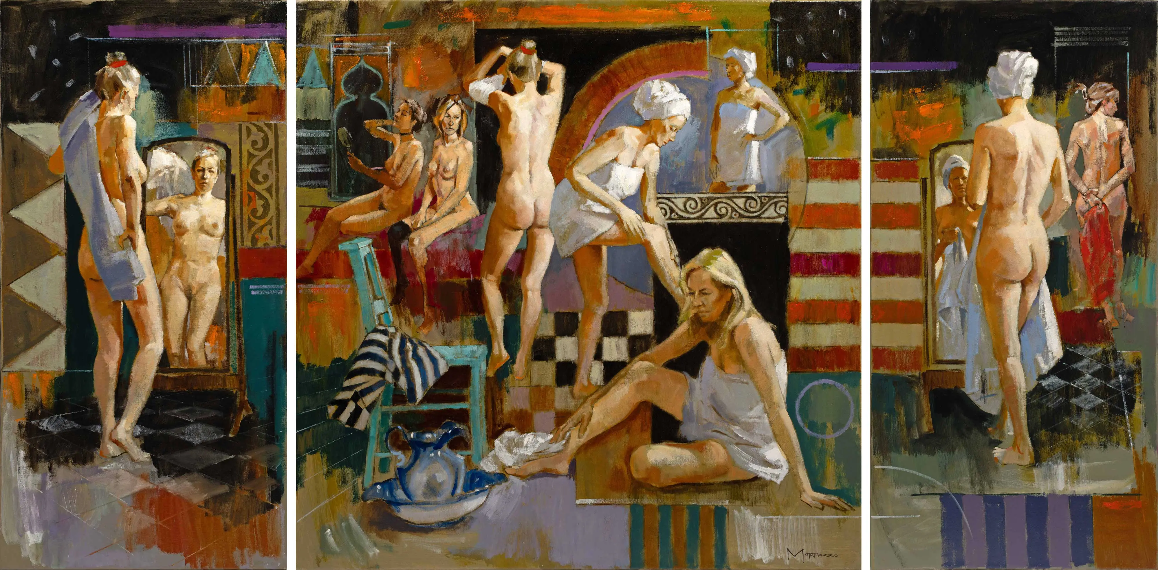 Bathhouse Triptych
