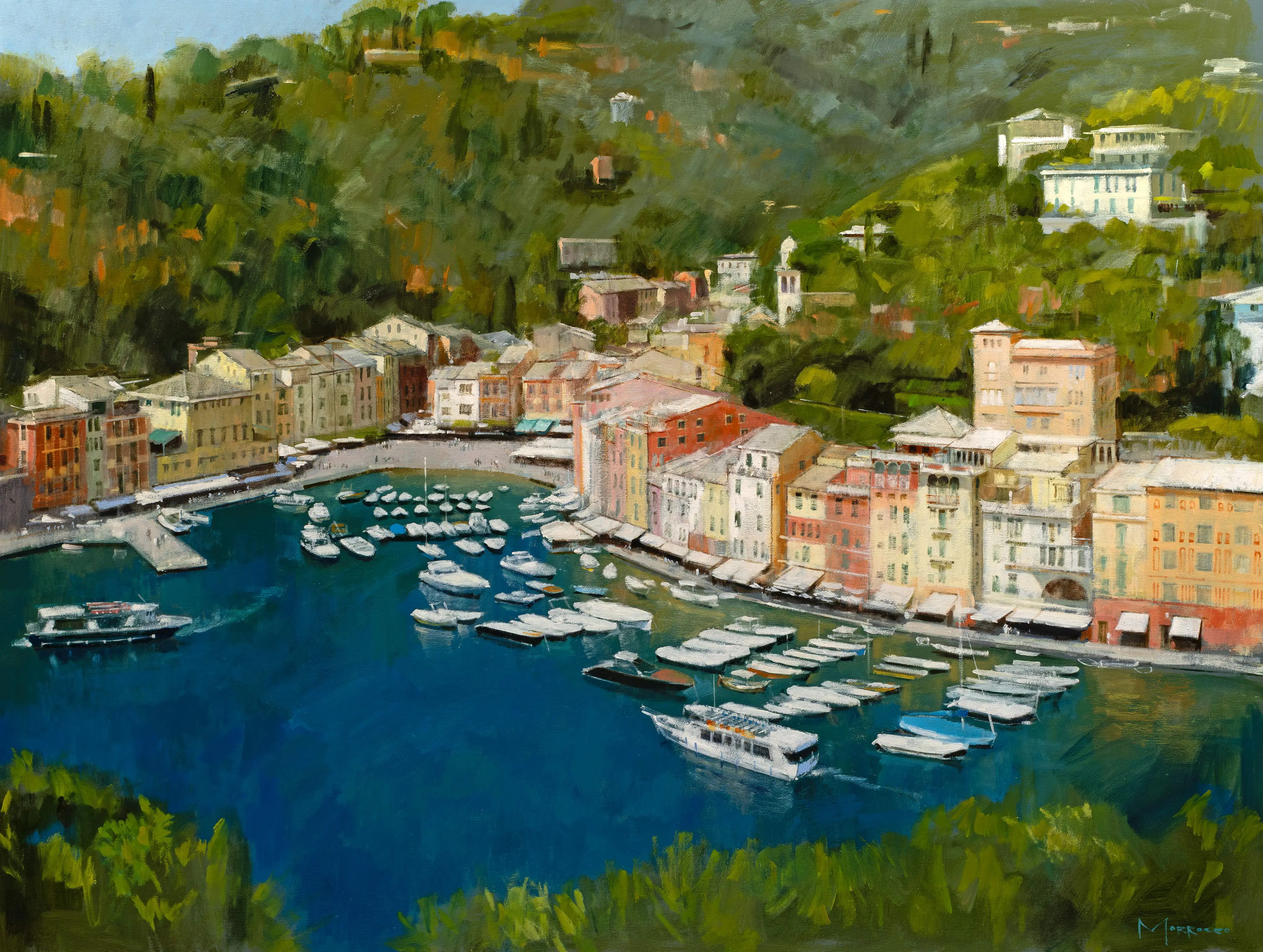 Portofino from the Castello